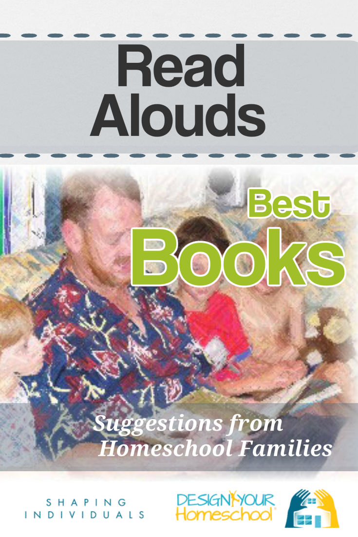 Recommended homeschool read aloud list suggested by homeschool families
