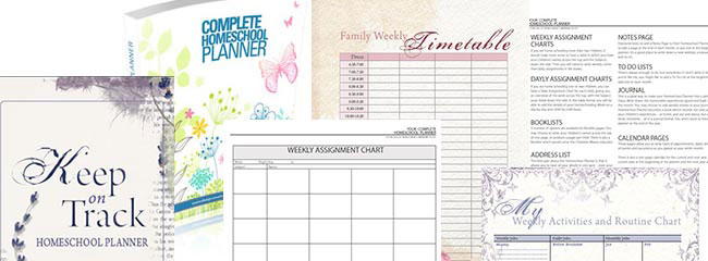 Homeschool Planner Options - DIY or Keep on Track