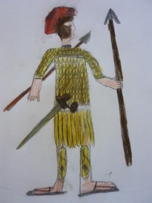 My drawing of Goliath