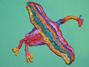 modeling with plasticene homeschool art