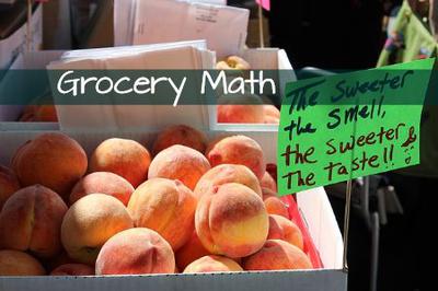 Choosing groceries - making math decisions
