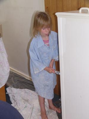 I am painting the wall