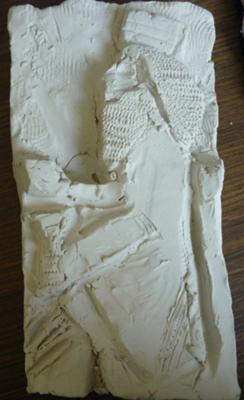 My clay model of an Assyrian/Babylonian King.