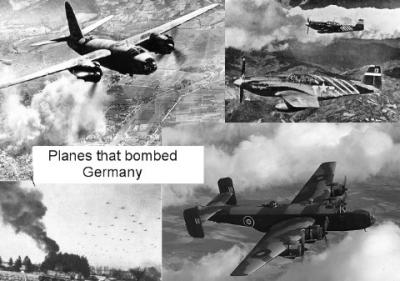 He are some of Allies planes which helped destroy Germany