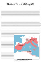 free notebooking pages- theodoric the ostrogoth
